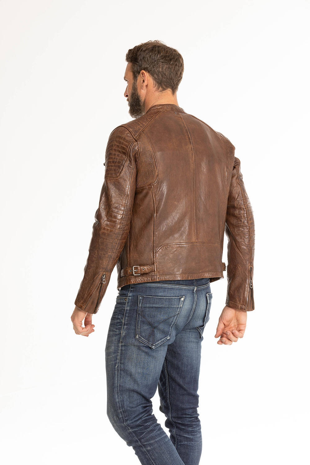 blouson cuir homme cognac 101700 (6)