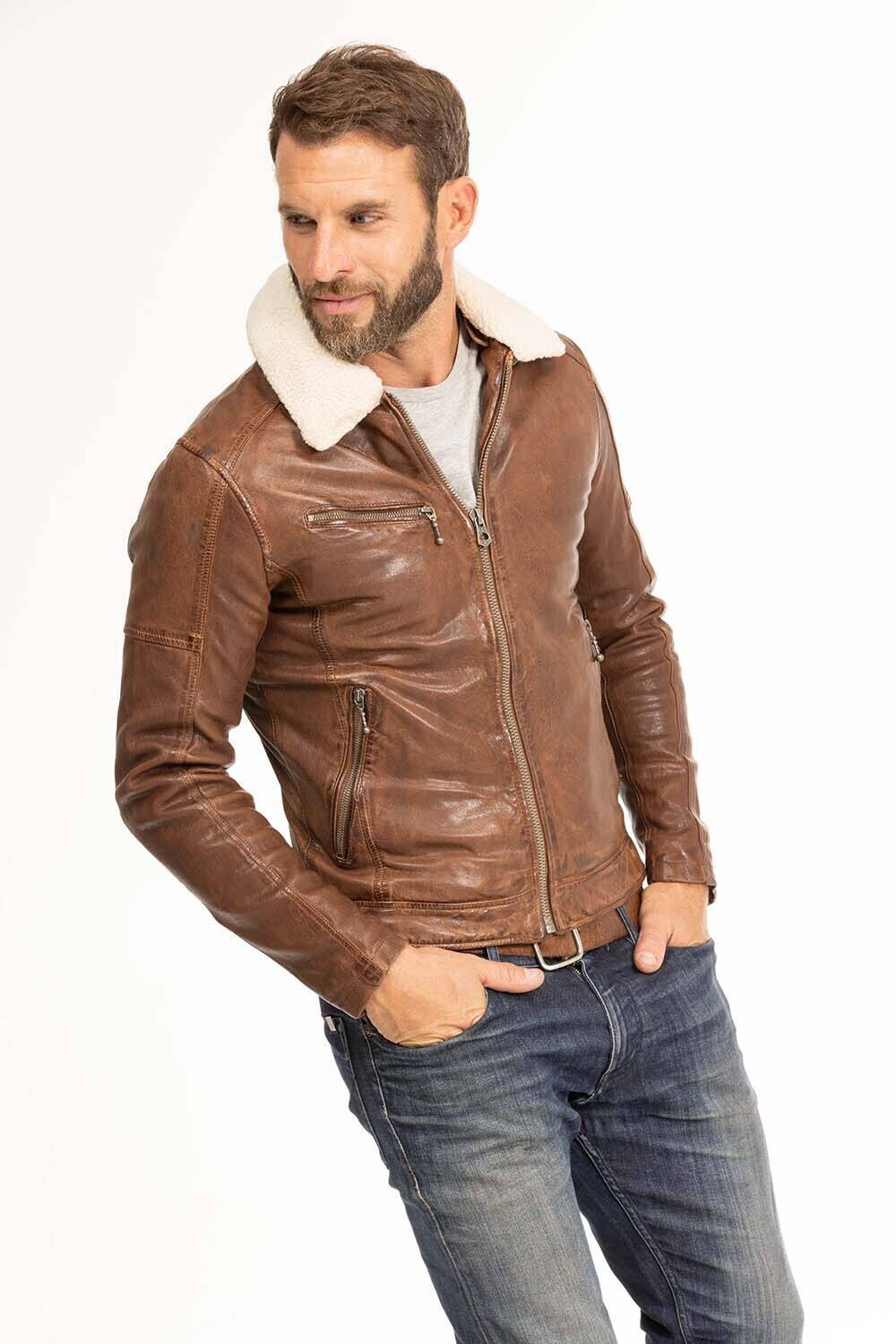 blouson cuir homme cognac fonce 102423 (11)