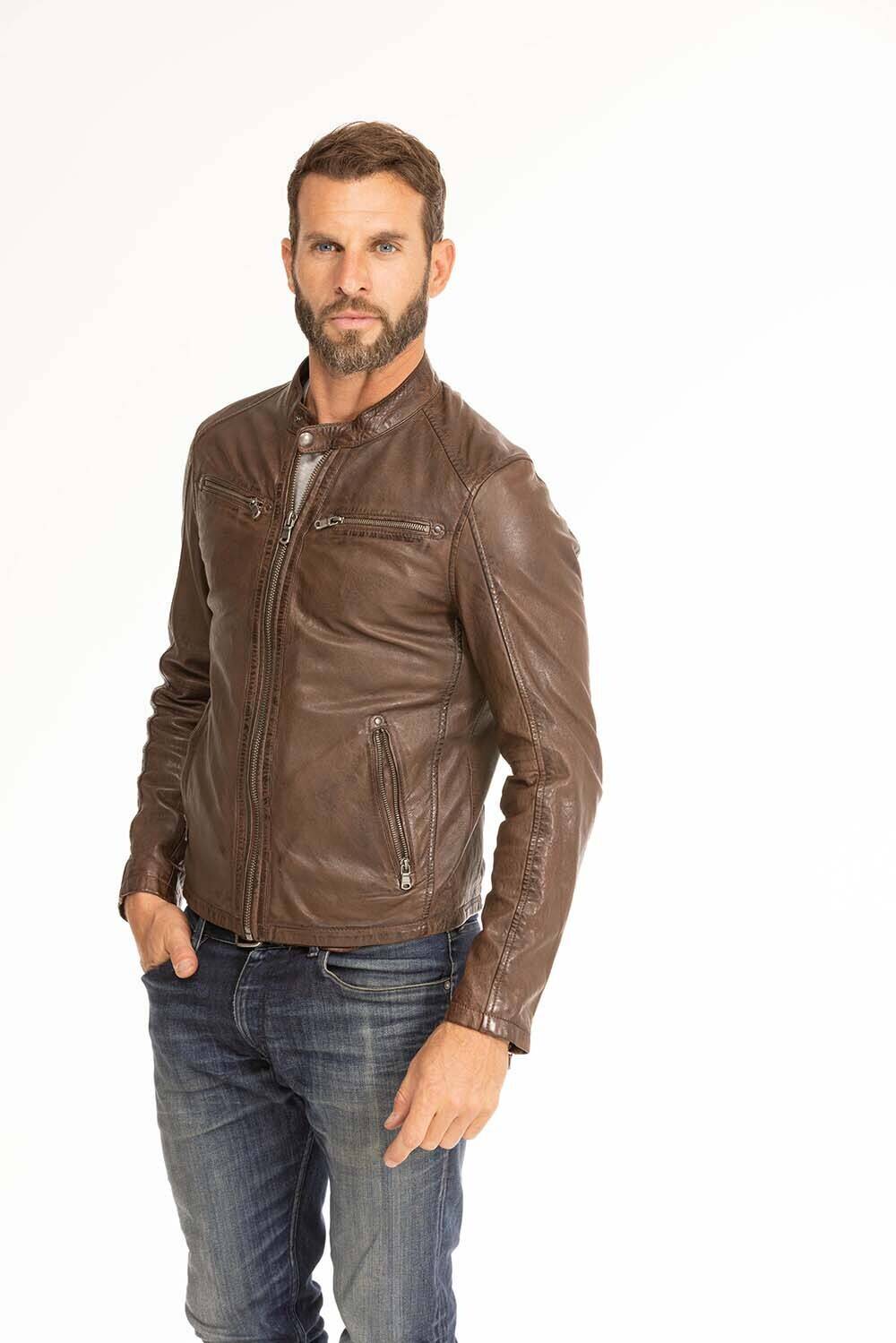 blouson cuir homme gafi bison (10)