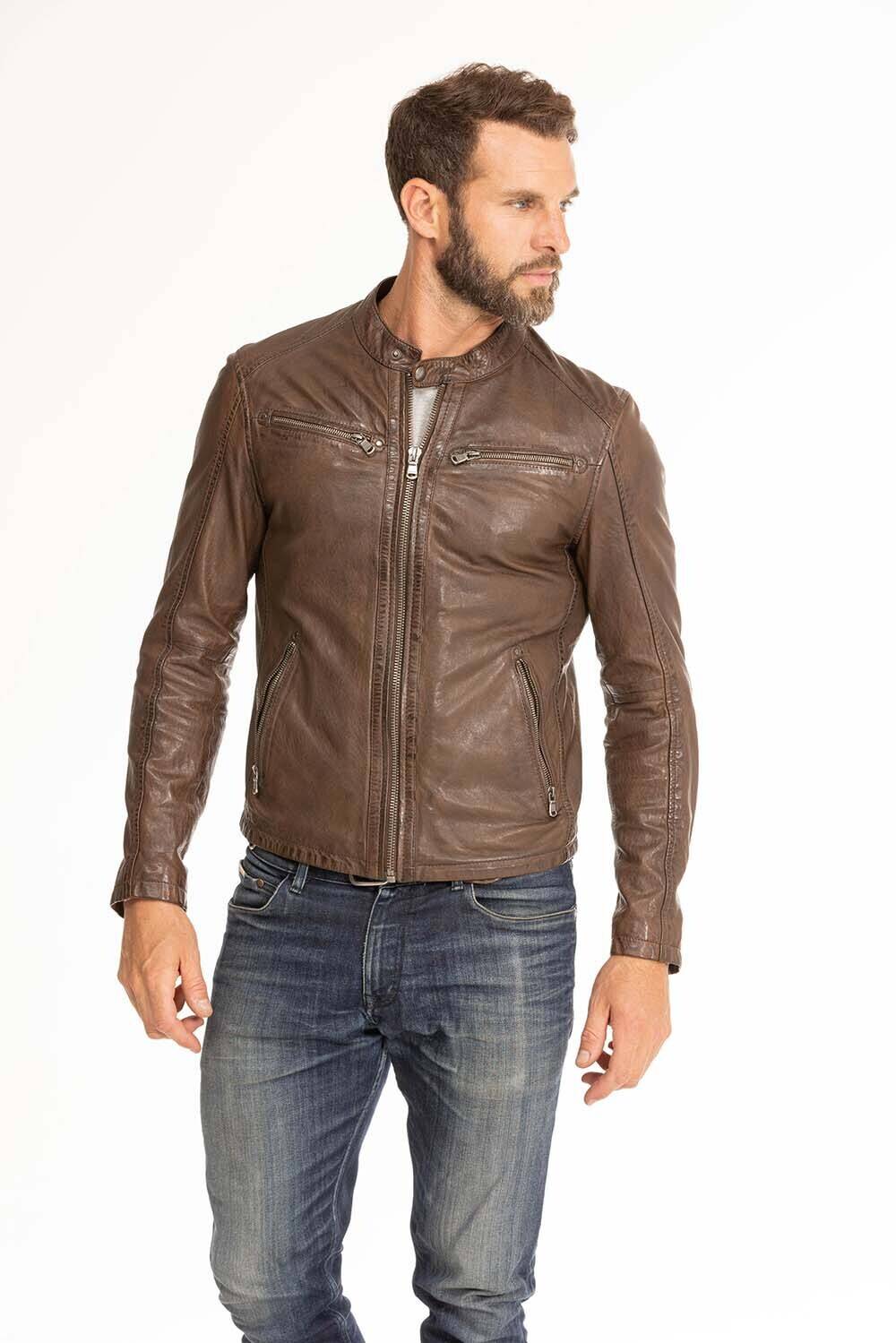 blouson cuir homme gafi bison (11)