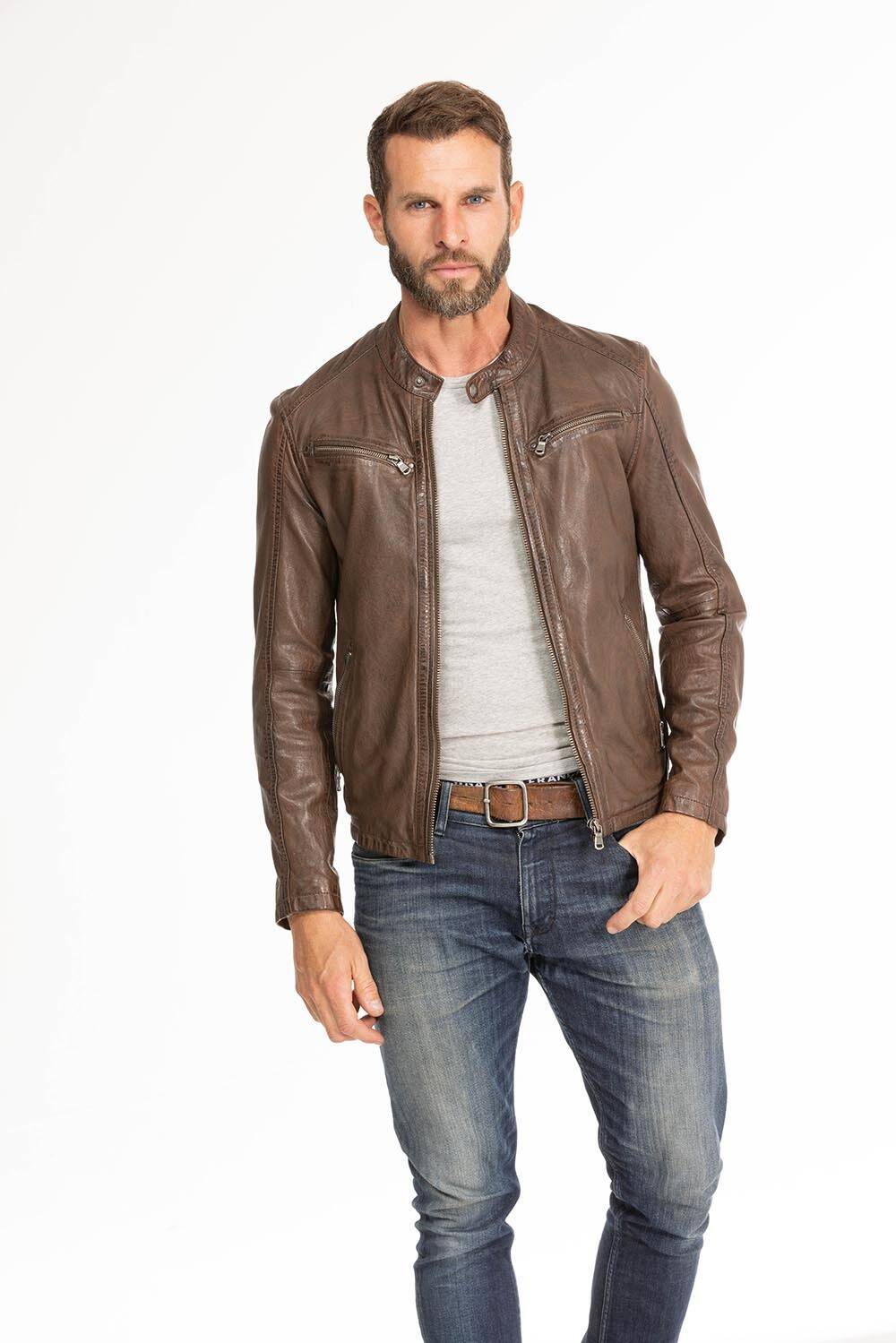 blouson cuir homme gafi bison (1)