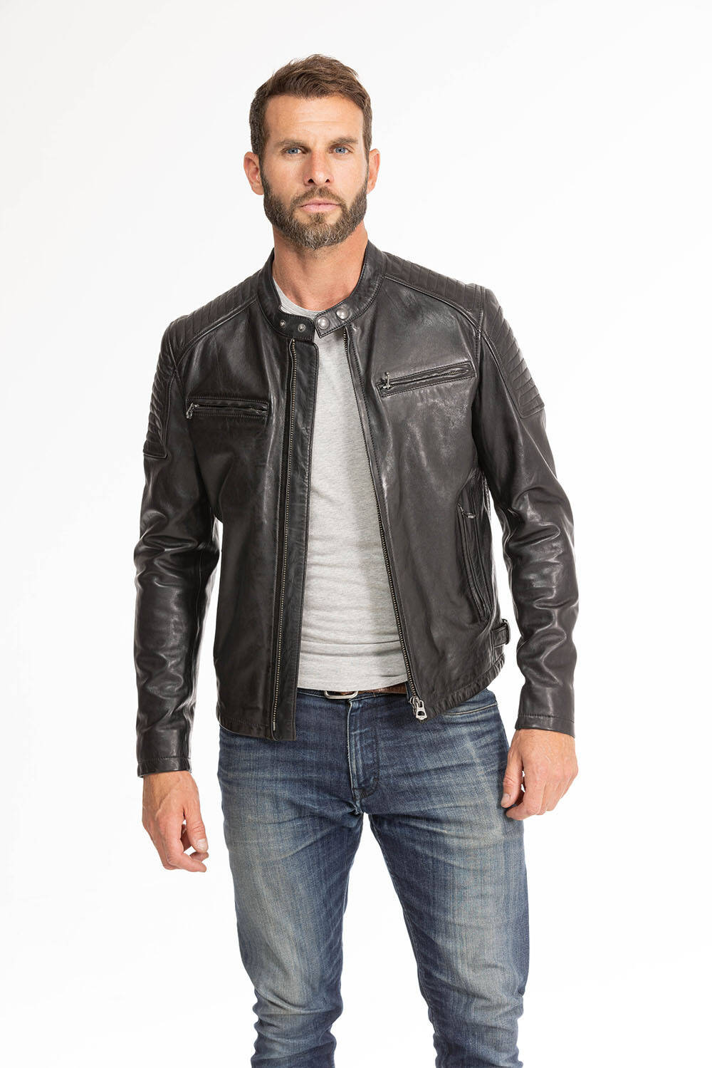 blouson cuir homme noir 101700 (4)