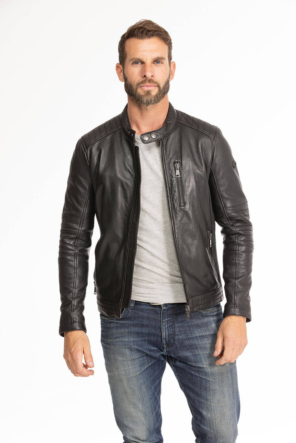 blouson cuir homme noir formula redksins (1)