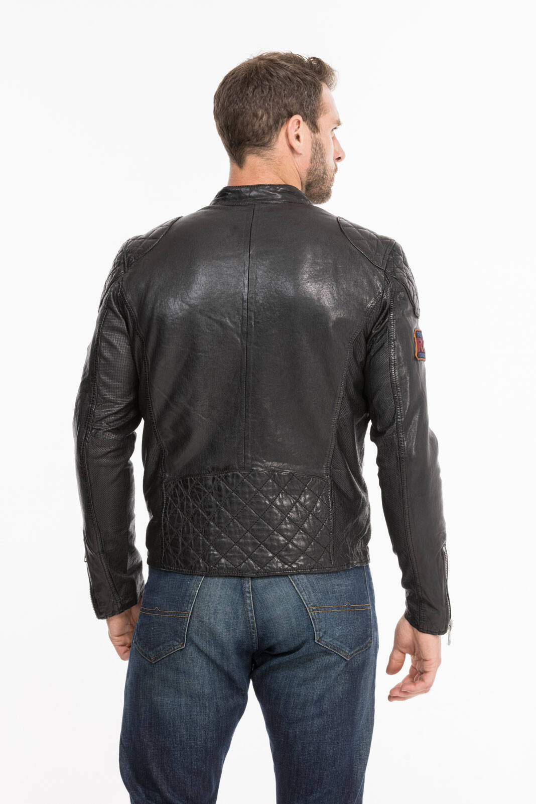 blouson cuir homme redskins noir rf 132 (9)