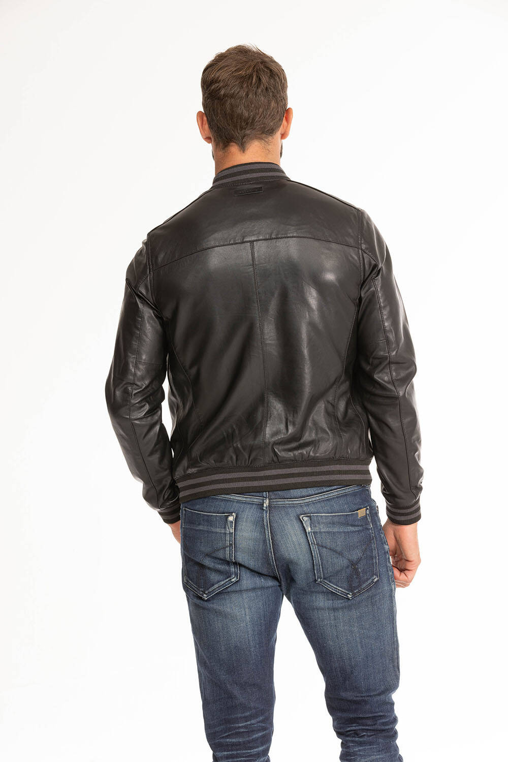 blouson cuir homme style bombers redskins noir dives (5)