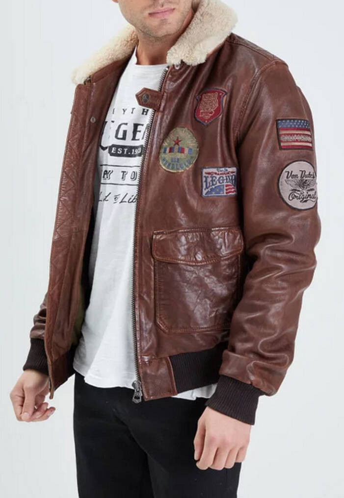 blouson cuir homme style pilote daytona 102118  (7)