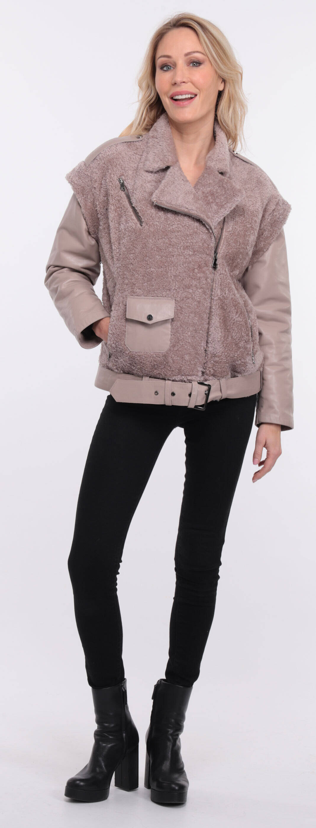 blouson tina manche gris clair (10)