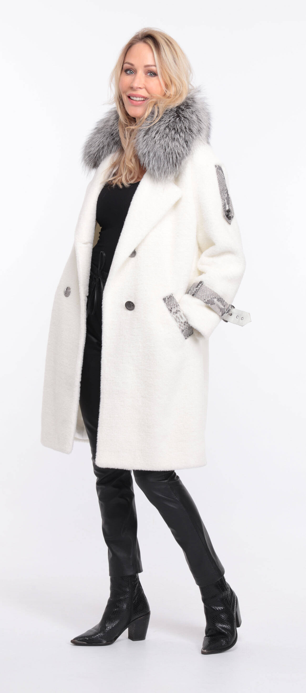 manteau amber al cantara blanc col renard argente (16)