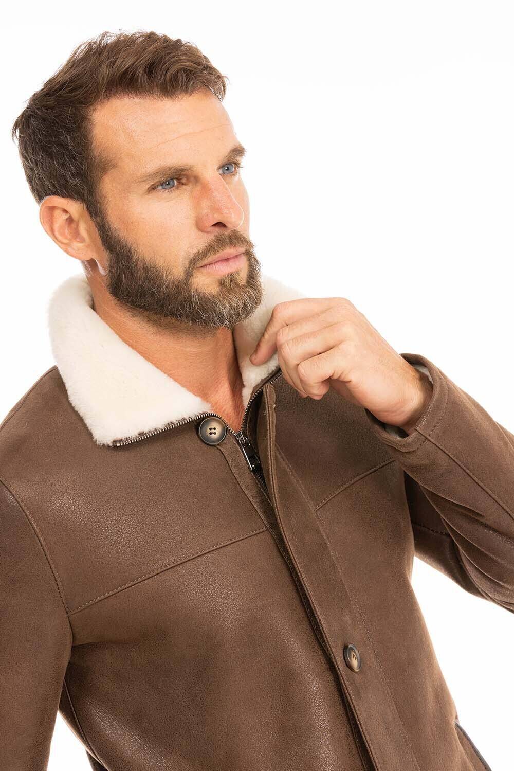 manteau mouton homme marron greg (13)