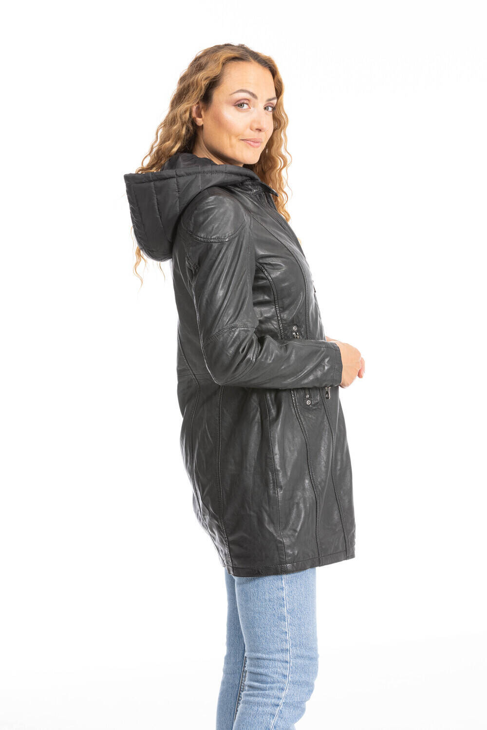 trois quart cuir femme marlis noir (4)