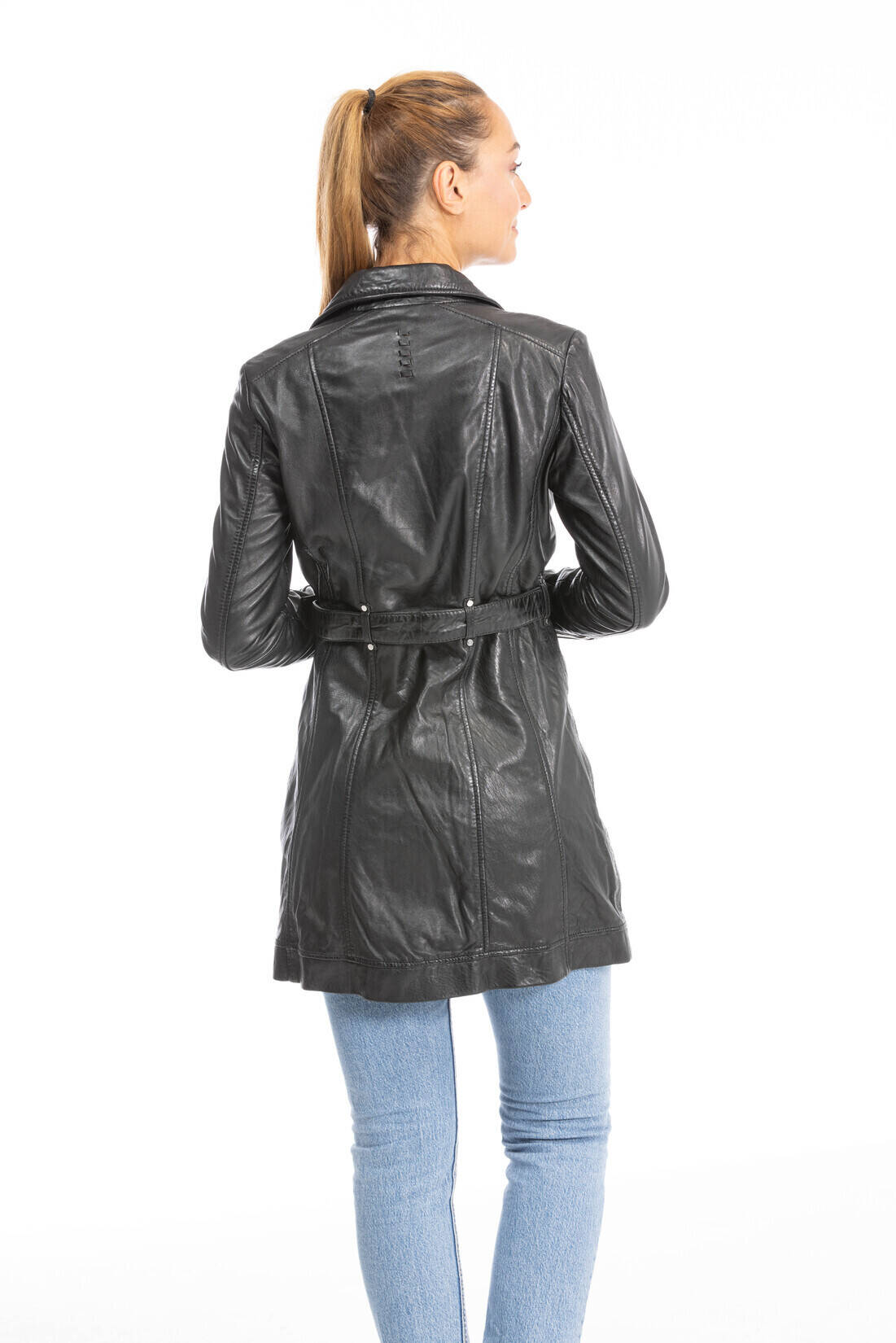 trois quart cuir femme noir dayna (8)