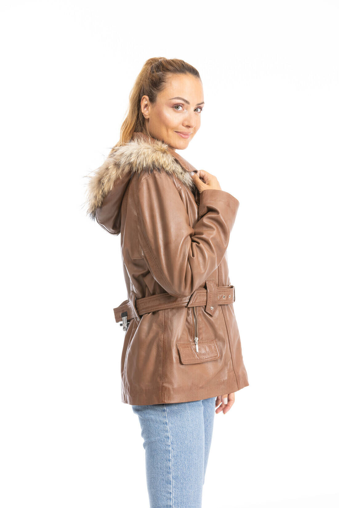 veste cuir femme gold angelique (6)