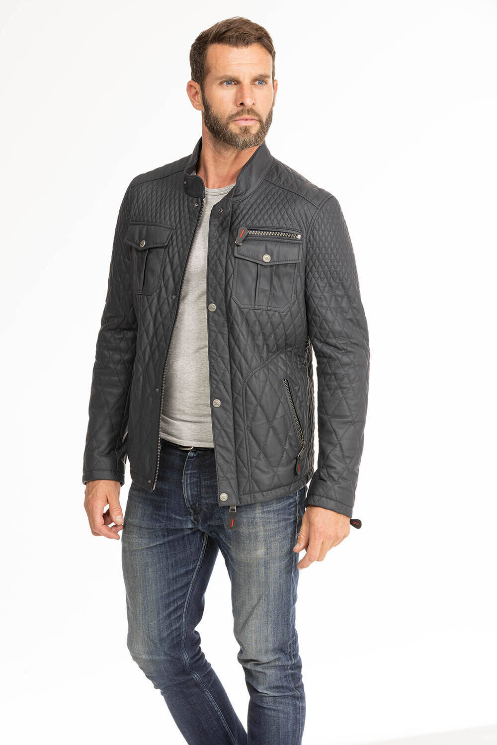 veste cuir homme bleu assencio  (5)