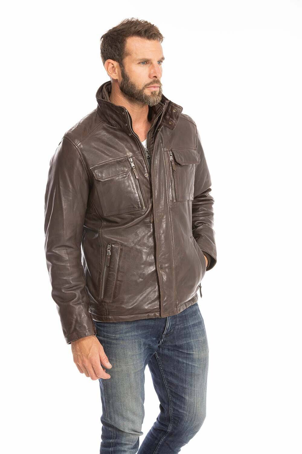 veste cuir homme marron 102911 (10)